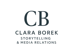 Logo von Clara Borek – Text Clara Borek in serifenloser Schrift.